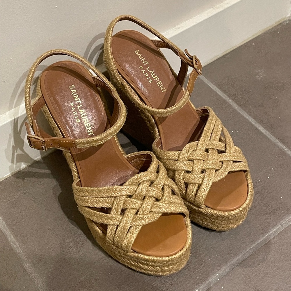 SAINT LAURENT Wedge Sandals